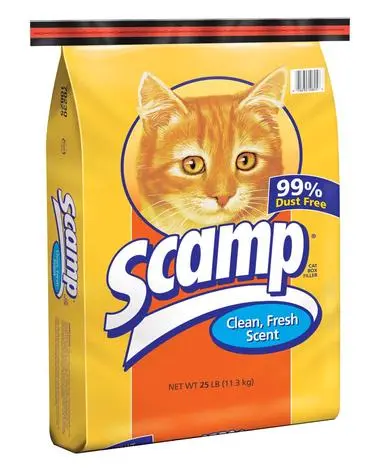 Scamp Clean, Fresh Scent Cat Box Filler 1