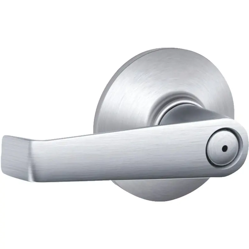 Schlage Satin Chrome Elan Privacy Door Lever 1