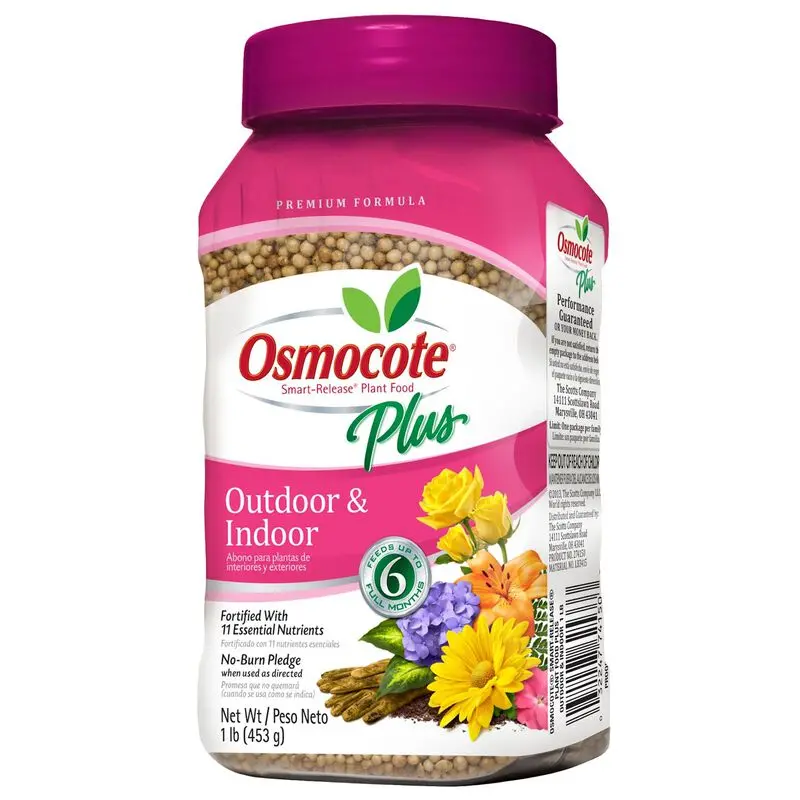 Scotts Osmocote Smart-Release Plant Food Plus Outdoor & Indoor, Plant Fertilizer, 2 Lbs. 1