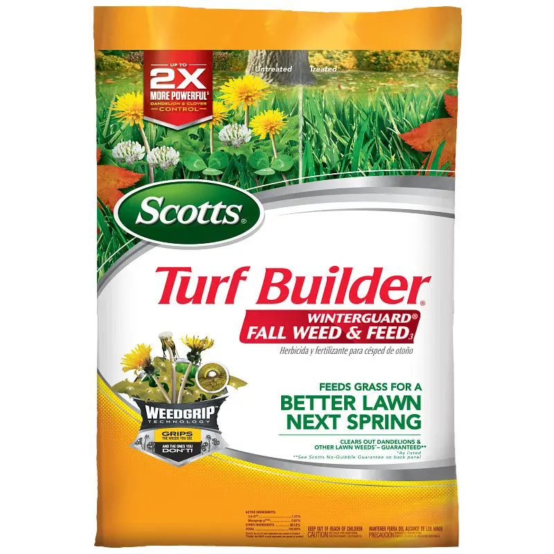 Scotts Turf Builder Winterguard Fall Weed & Feed₃ 1