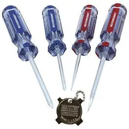 Screwdriver Set, Slotted & Phillips, 5-Pc. 1
