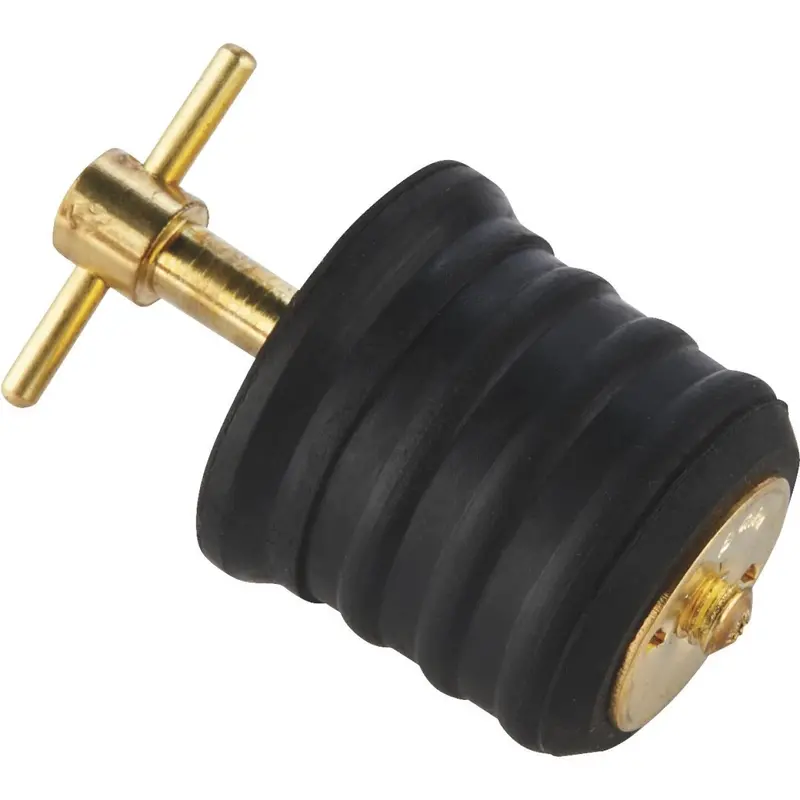 Seachoice 1-1/4 In. Twist Brass Drain Plug 1