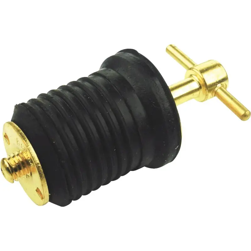 Seachoice 1 In. Twist-Turn Brass Drain Plug 1