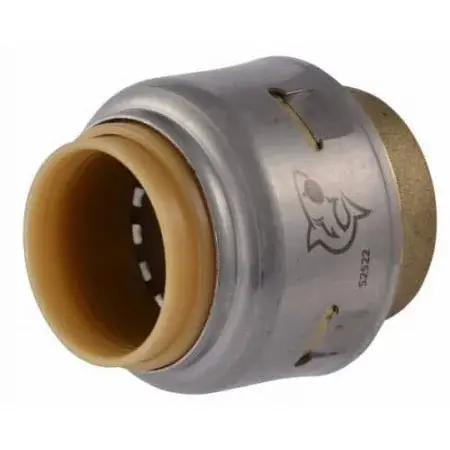 Sharkbite 1/2In Push To Connect Brass End Cap 1