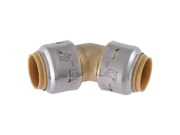 Sharkbite Max Brass Push 45-Degree Elbow 1