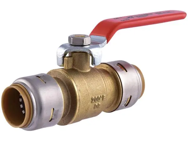 Sharkbite Max Brass Push Ball Valve 1