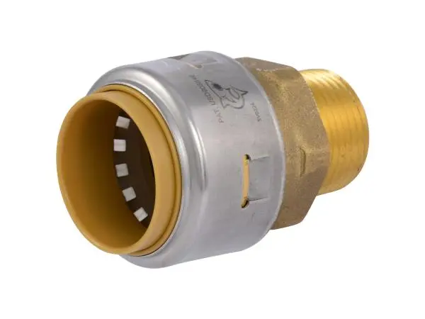 SharkBite MAX Brass Push-Fit Male Adapter