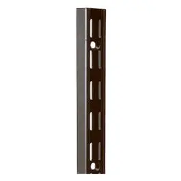 Shelf Standard, Dual Track, Black Steel, 39-In. 1
