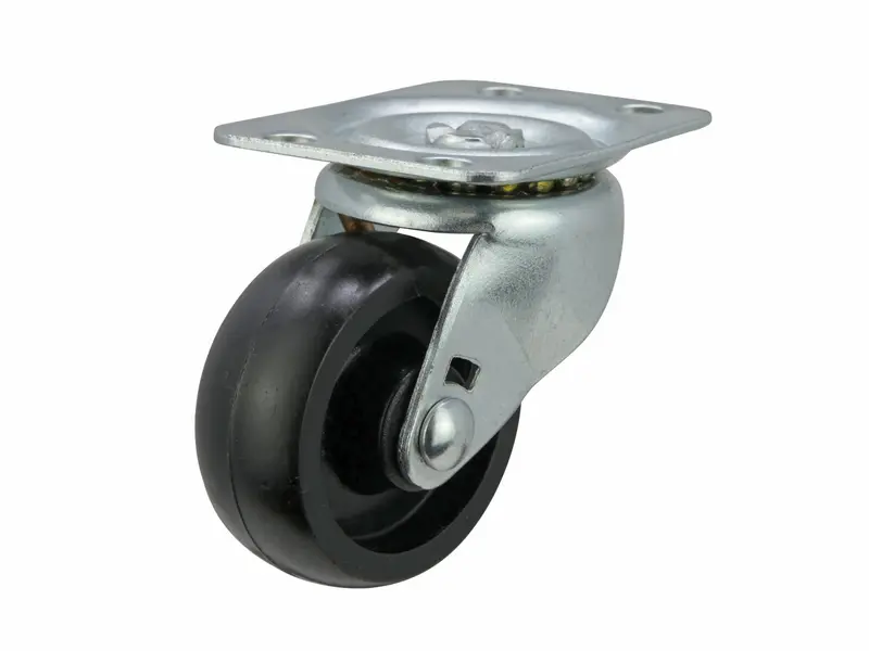 Shepherd Hardware 2-Inch Polypropylene Wheel Swivel Plate Caster, 125-Lb Load Capacity 1