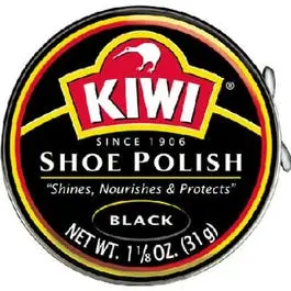Shoe Polish Paste, Black, 1-1/8-Oz. 1