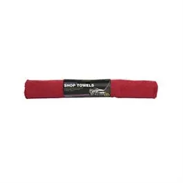 Shop Towel, Red Cotton, 13 X 14-In., 5-Pk. 1