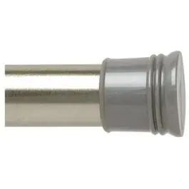 Shower Tension Rod, Adjustable, Brushed Chrome, 42 To 72-In. 1
