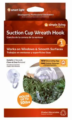 Simple Living Solutions Suction Cup Wreath Hook 1