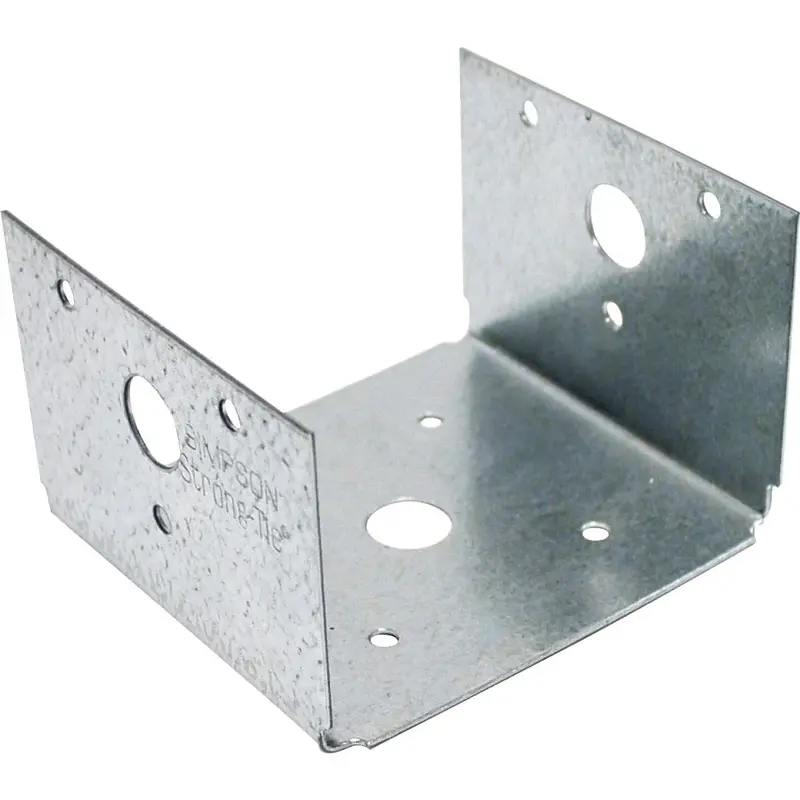 Simpson Strong-Tie 4 In. X 4 In. 18 Ga Galvanized Post Cap & Half Base 1