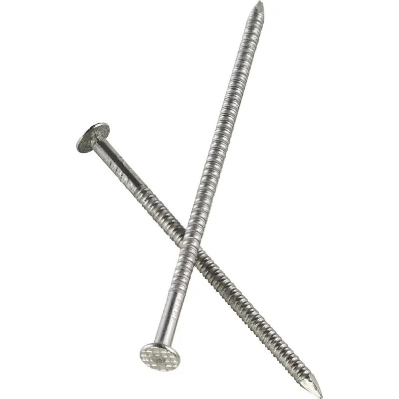 Simpson Strong-Tie 6D X 2 In. Stainless Steel Checkered Siding Nails (254 Ct., 1 Lb.) 1