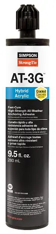 Simpson Strong Tie At-3G™ High-Strength Hybrid Acrylic Adhesive 1