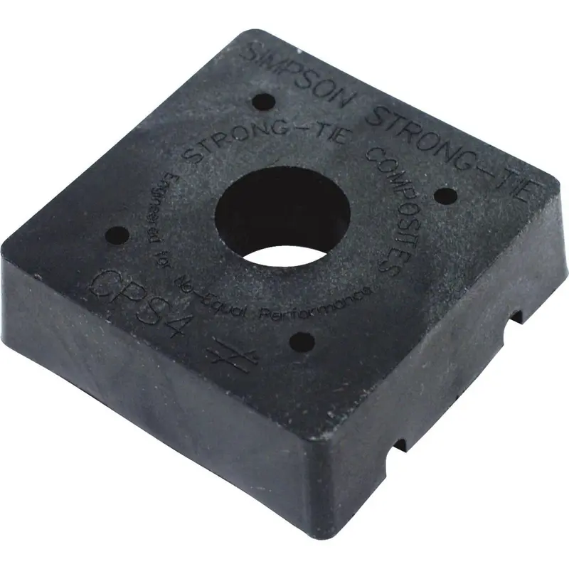 Simpson Strong-Tie Cps Composite-Plastic Standoff Post Base 1
