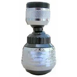 Siroflex Kitchen Swivel Spray Aerator, 360 Degree, Black & Chrome 1