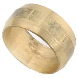 Sleeve, Compression, Brass, 3/8-In. 1