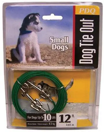 Small Tie Out  Cable 12Ft 1