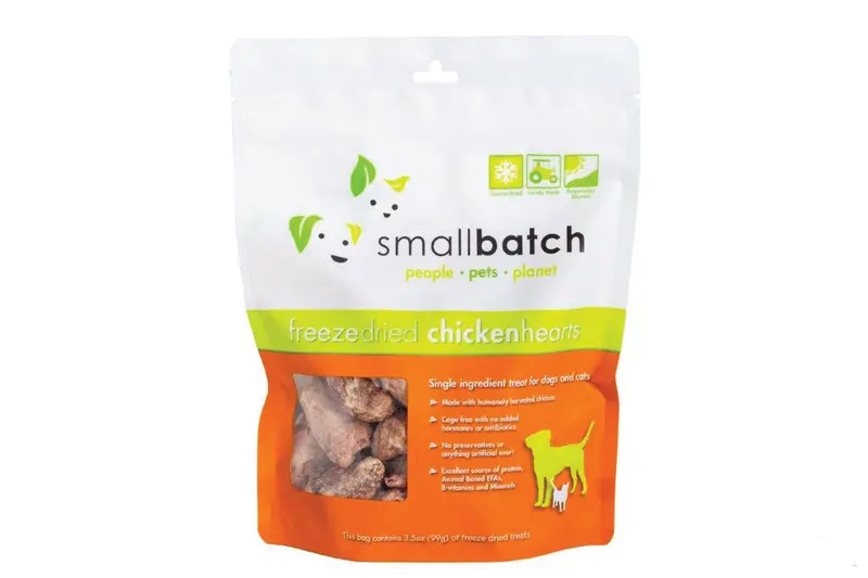 Smallbatch Freeze Dried Chicken Hearts 1