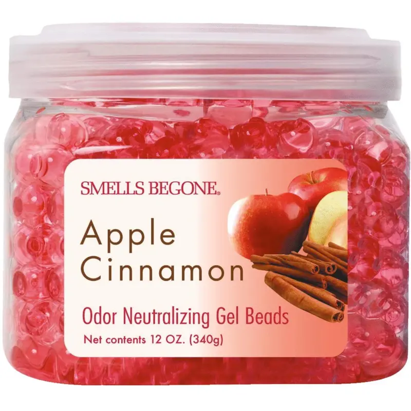 Smells Begone 12 Oz. Gel Beads Apple Cinnamon Odor Neutralizer 1