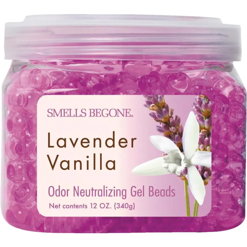 Smells Begone 12 Oz. Gel Beads Lavender Vanilla Odor Neutralizer 1