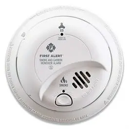 Smoke & Carbon Monoxide Detector, Hardwired W/Battery Backup 1