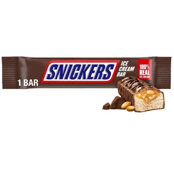 Snickers Chocolatey Caramel Peanut Butter Ice Cream Bar, 2.8 Oz 1