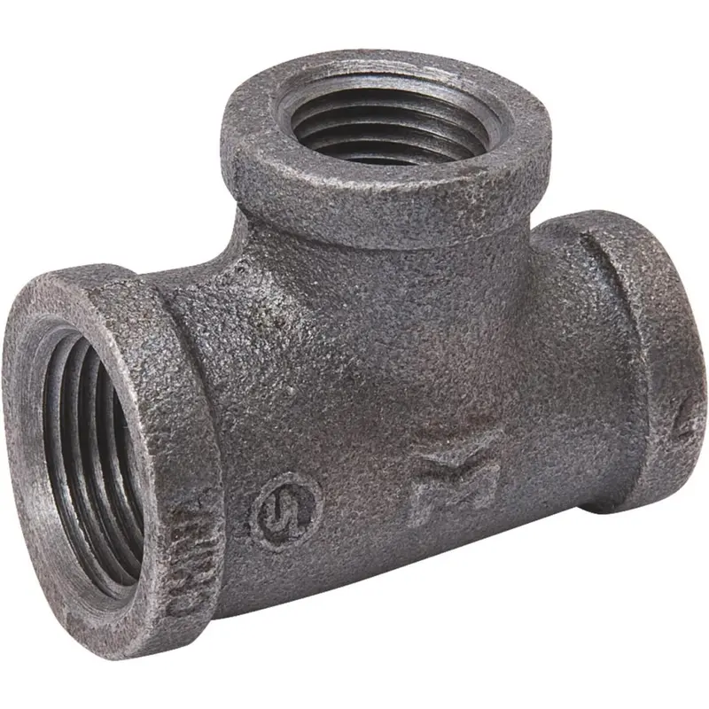 Southland 3/4 In. A X 1/2 In. B X 1/2 In. C Malleable Black Iron Reducing Tee 1