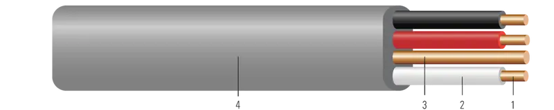 Southwire 14-2 Cu Uf-B With Ground 1
