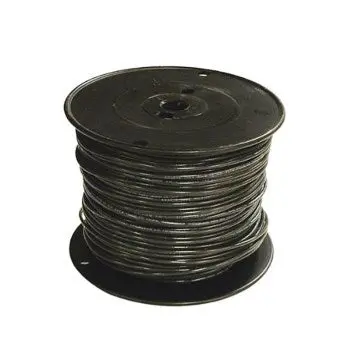 Southwire 22964101 Stranded Thhn #12 Single Conductor Wire, Black ~ 500 Ft Roll 1