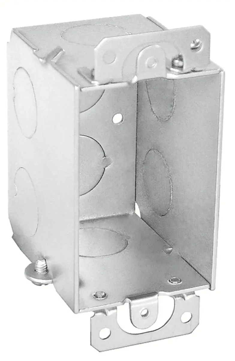 Southwire 3" X 2" Switch Box, 2-1/2" Deep - Gangable, W/ Conduit Ko's 1