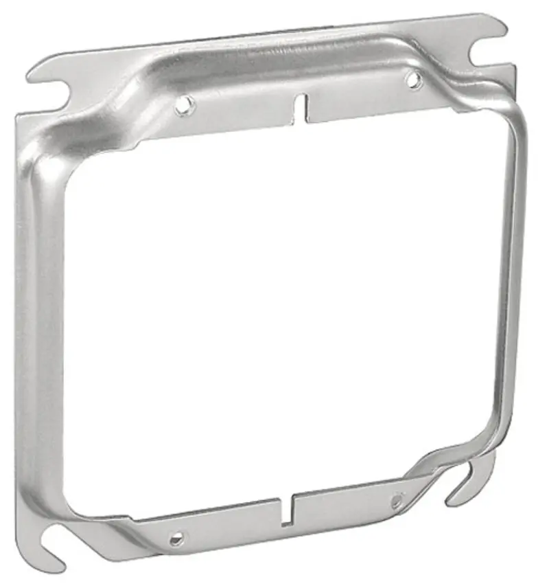 Southwire Company 4" Square Two Gang Device Ring - 1/2" Raised 1