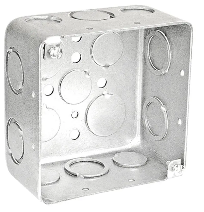 Southwire Square Box Deep - Drawn W/Conduit Ko's 1