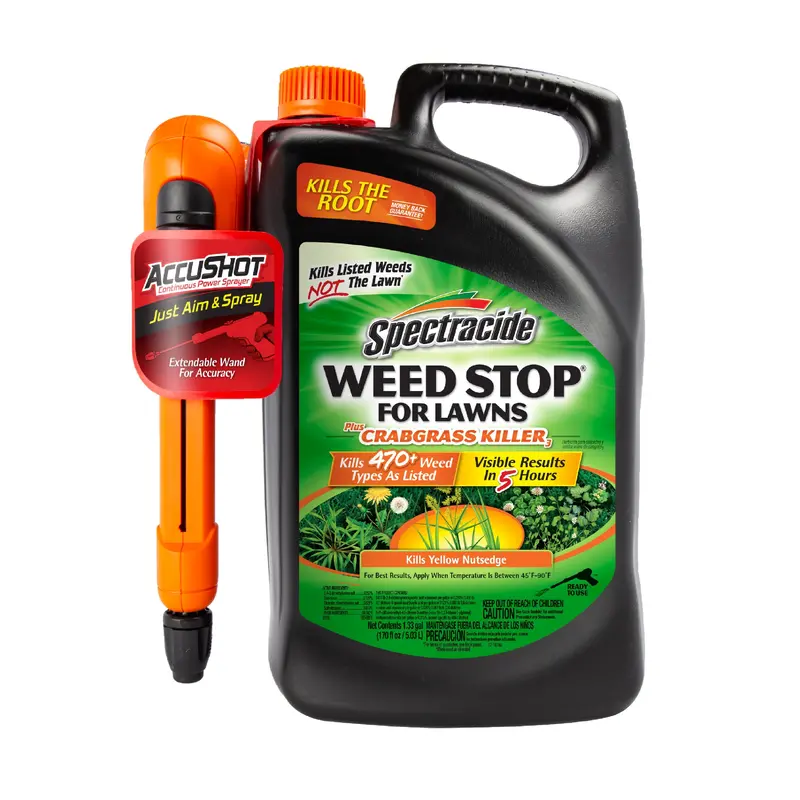 Spectracide® Weed Stop® For Lawns Plus Crabgrass Killer3 (Accushot® Sprayer) 1.33 Gallon 1