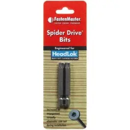 Spider Drive Bit For Headlok Fastener, 2-Pk. 1