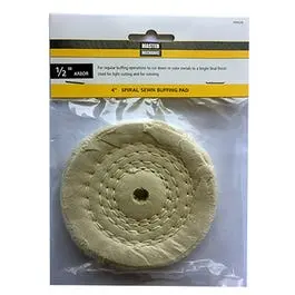 Spiral Sewn Buffing Pad, 4-In. 1