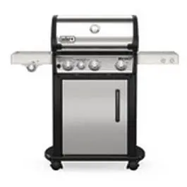 Spirit Sp-335 Lp Gas Grill, 3 Burners + Sear + Side Burner, 32,000 Btus, Stainless Steel 1