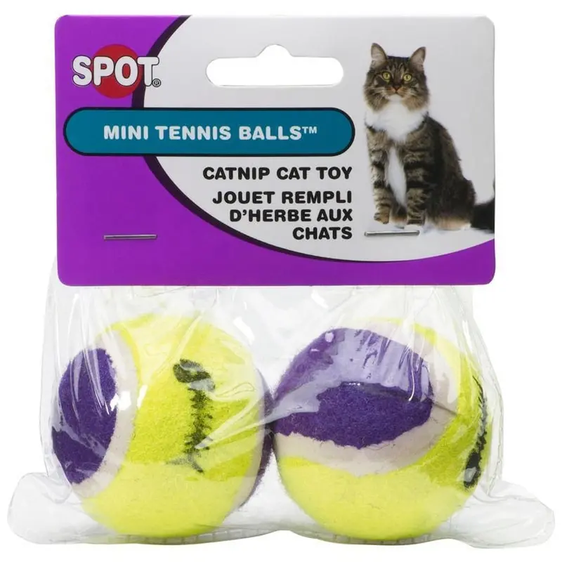 Spot Mini Tennis Balls Bell & Catnip 1