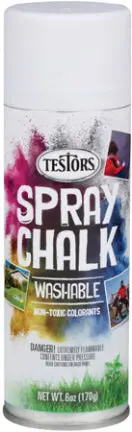 Spray Chalk 6 Oz Yl Testors 1