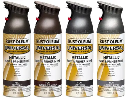 Spray Paint 12 Oz Flat Soft Iron Univer 1