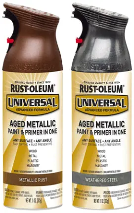 Spray Paint 12 Oz Weathered Stell Aged 1