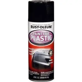 Spray Paint For Plastic, Black, 11-Oz. 1