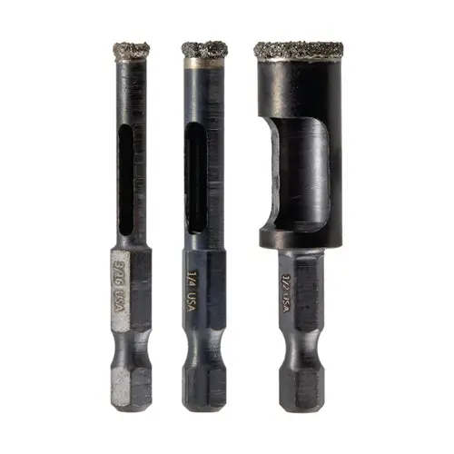 Spyder 3-Piece Diamond Edge Hole Saw Bit Set 1