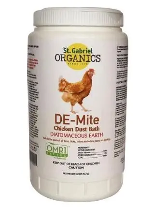 St. Gabriel Organics De-Mite Chicken Dust Bath Diatomaceous Earth 1