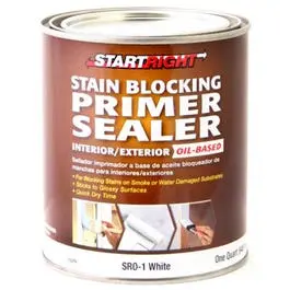 Stain-Blocking Primer Sealer, Oil-Base, White, 1-Qt. 1