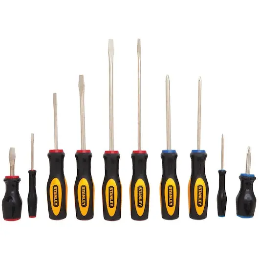 Stanley 10 Pc Screwdriver Set 1