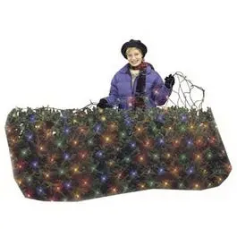 Staylit Christmas Led Net Lights Set, Multi-Color, 6 X 4-Ft. 1