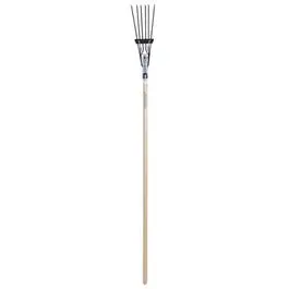 Steel Shrub Rake, 6 Tines, 48-In. Handle 1